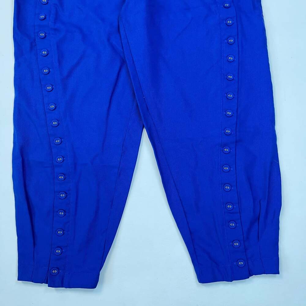 NWOT Farm Rio Navy Blue High Waisted Pants Size M W30 Women's - Picture 8 of 13